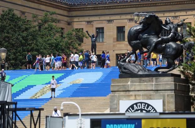 SP 2026 Philadelphia: Hrvatski navijači posjetili popularne Rocky Steps i Rocky Statue