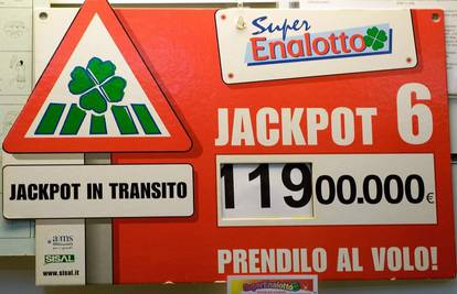 Talijani ganjaju jackpot od čak 119 milijuna eura