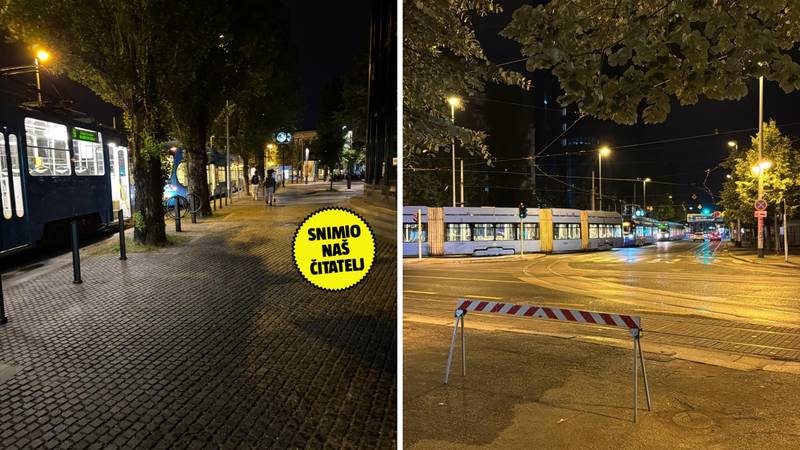 FOTO Drama u Zagrebu: 'Udar groma uzrokovao zastoj tramvaja, šteta je sanirana'
