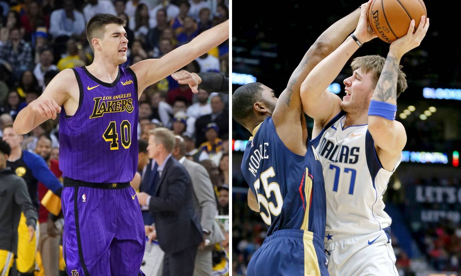 Ivica Zubac i Luka Dončić. Ono kad Europljani 'školuju' Amere