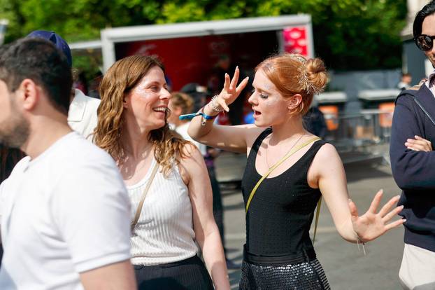 Eurovision Song Contest's 'Turquoise Carpet' event in Vienna