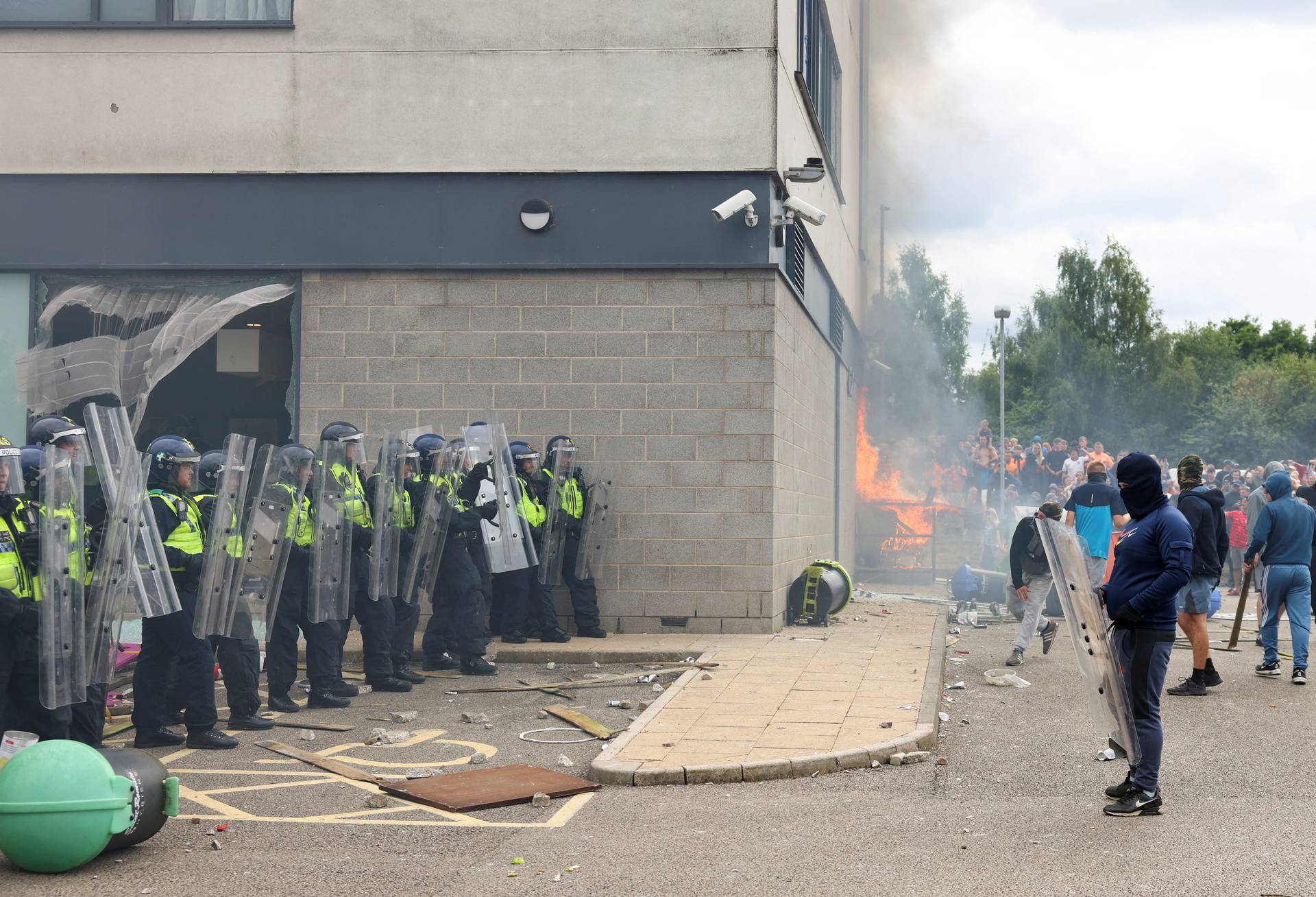 Anti-immigration protests continue to take place around the UK