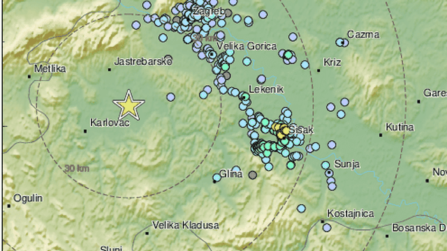 Novi potres jačine 3,2 po Richteru na Banovini: 'Kratak, ali je lijepo zaljuljalo zgradu'