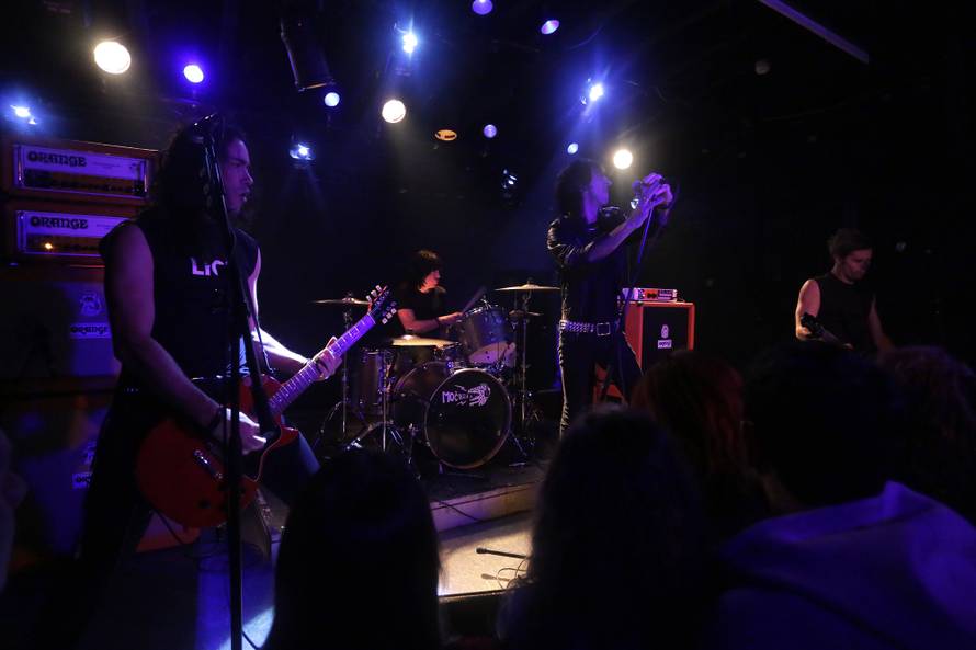 Redari su odvlačili 'nestašne' obožavateljice s bine u  Močvari