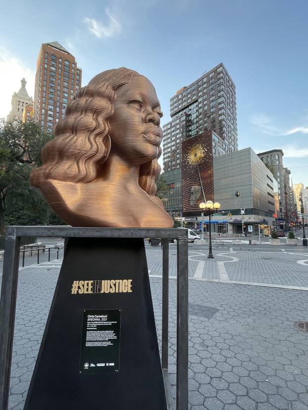 BLM Art Installation in Union Square Park, New York City