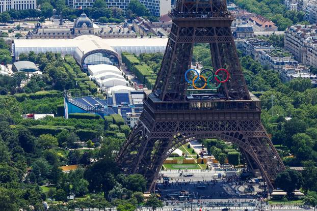 Aerial view of Paris
