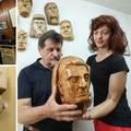 Ivan ne vidi i ne čuje, a sam radi skulpture: 'Najteže je raditi lica, a često pomažem i mami (90)'