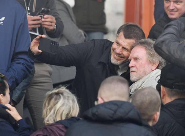 Šibenik: Zvonimir Boban, novi predsjednik Uprave GNK Dinamo, na utakmici Šibenik - Dinamo