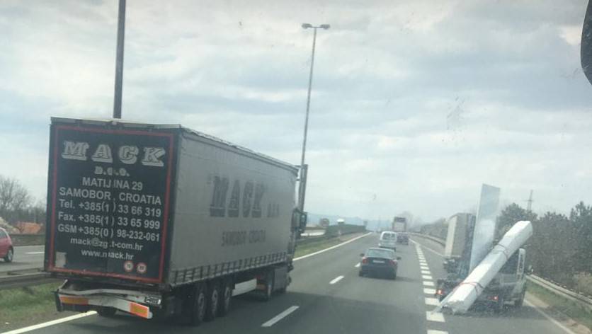 Kaos na zagrebačkoj obilaznici: Gužva zbog sudara tri kamiona