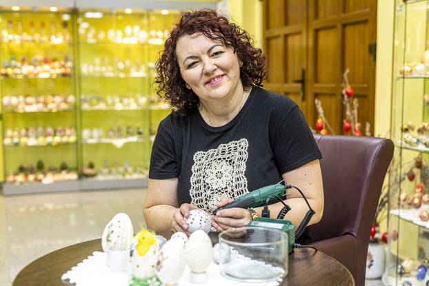 Županja: Amalija Romić radi unikatne uskršnje ukrase