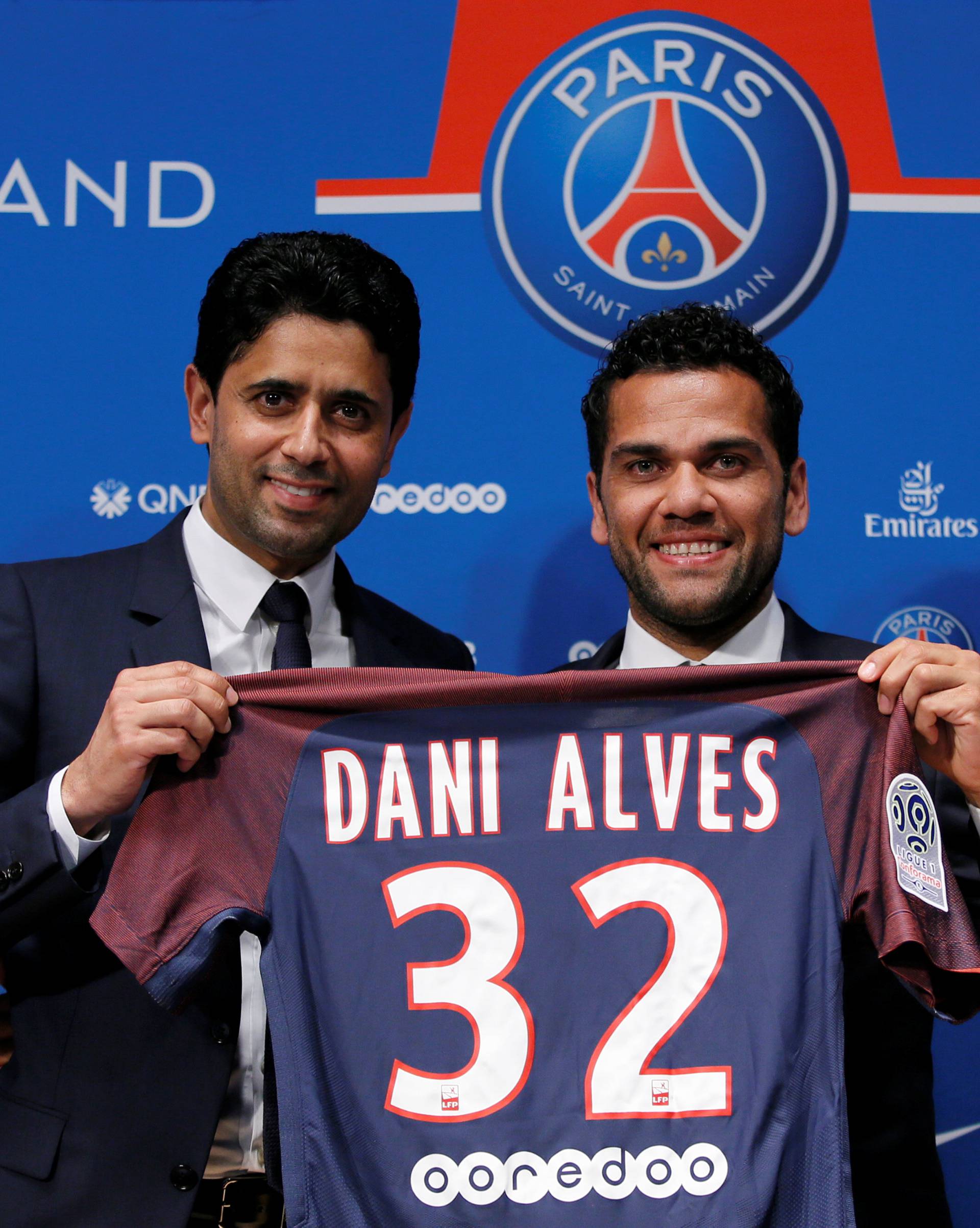 Football Soccer - Paris St Germain new player Brazilian Dani Alves