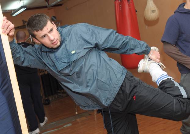 Mostar: Damir Beljo, boksa? HBK Zrinjski, na treningu