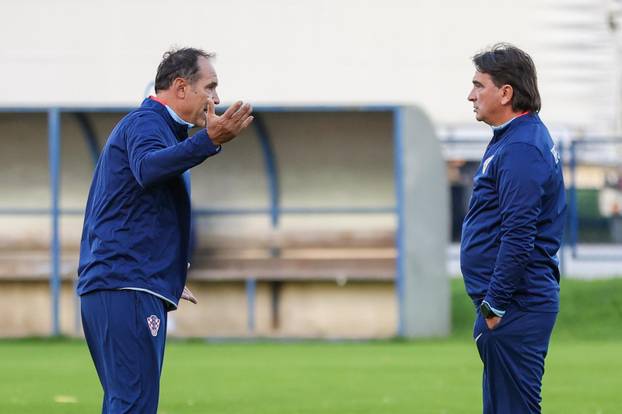 Zagreb: Trening hrvatske nogometne reprezentacije uoči utakmice protiv Škotske