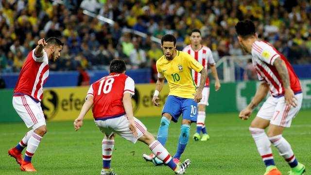 Football Soccer - Brazil v Paraguay - World Cup 2018 Qualifiers