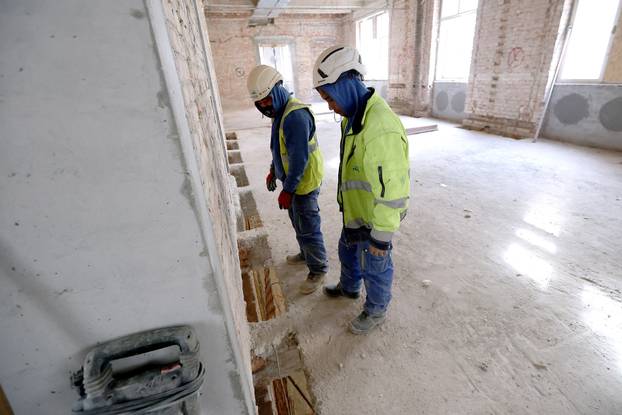 Zagreb: Gordan Jandroković obišao zgradu Hrvatskog sabora koja se obnavlja