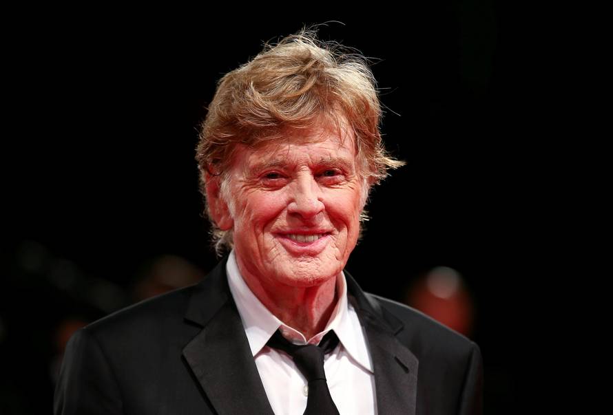 FILE PHOTO: Actor Redford poses during a red carpet to receive a Golden Lion award for lifetime achievement at the 74th Venice Film Festival in Venice