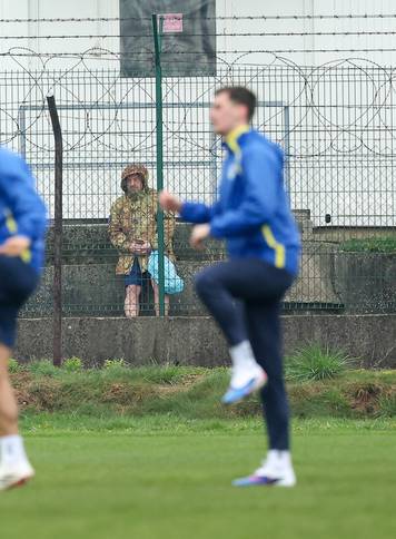 Sarajevo: Trening nogometne reprezentacija BiH uo&ccaron;i finalne utakmice doigravanja za Svjetsko prvenstvo