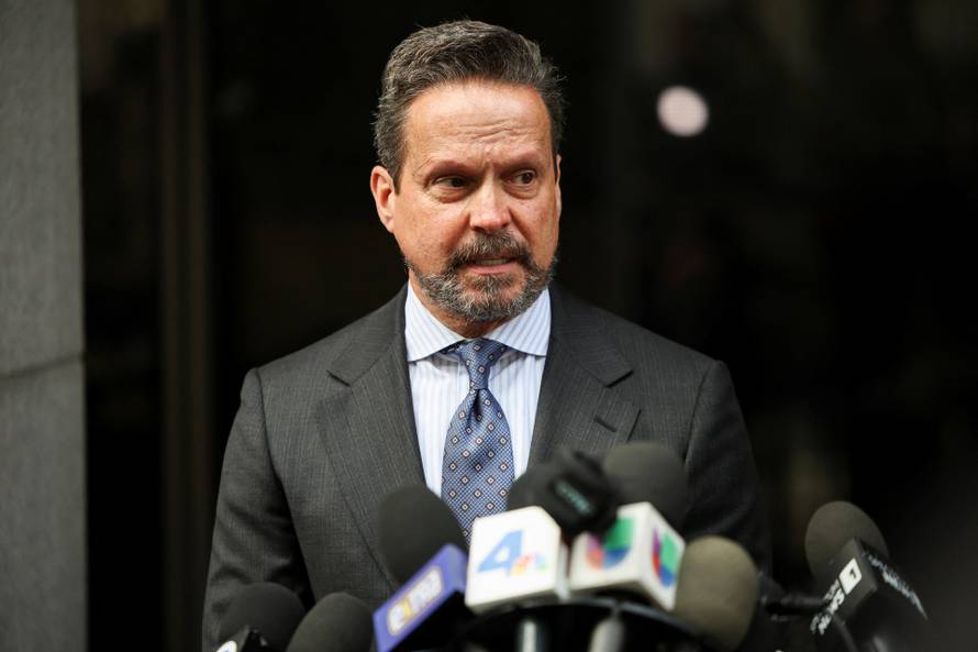 Defence attorney for Nick Reiner Alan Jackson arrives at court in Los Angeles