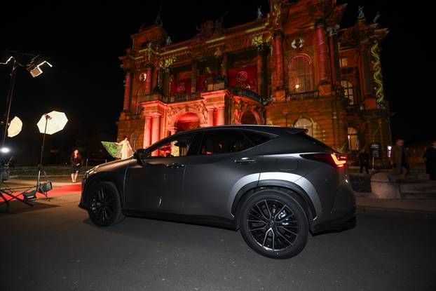 Zagreb: Dolazak uzvanika na dodjelu medijske nagrade "Večernjakova ruža" u Hrvatskom narodnom kazalištu