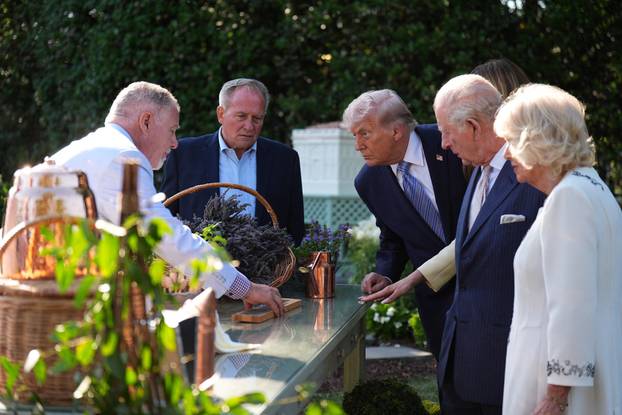 Britain's King Charles and Queen Camilla in the United States for state visit