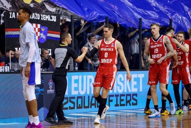 Zadar: Hrvatska i Francuska odigrali utakmicu kvalifikacija za EuroBasket
