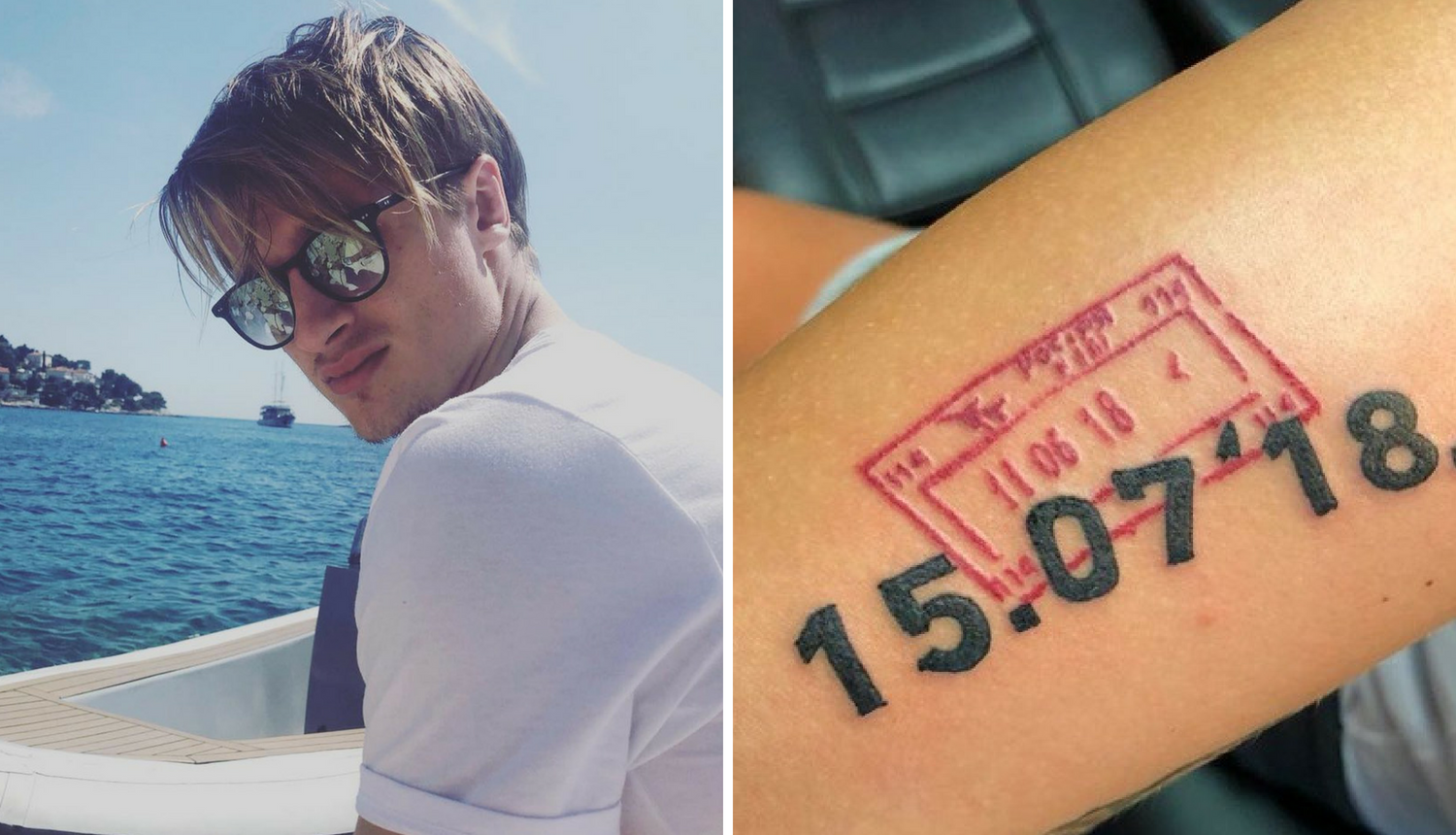 Tin Jedvaj ima nove tetovaže: Na ruci nosi datume prvenstva