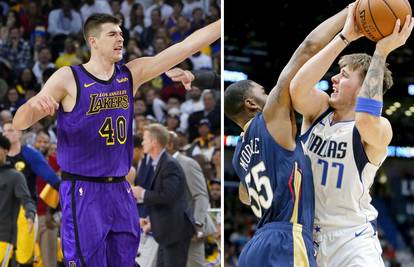 Ivica Zubac i Luka Dončić. Ono kad Europljani 'školuju' Amere