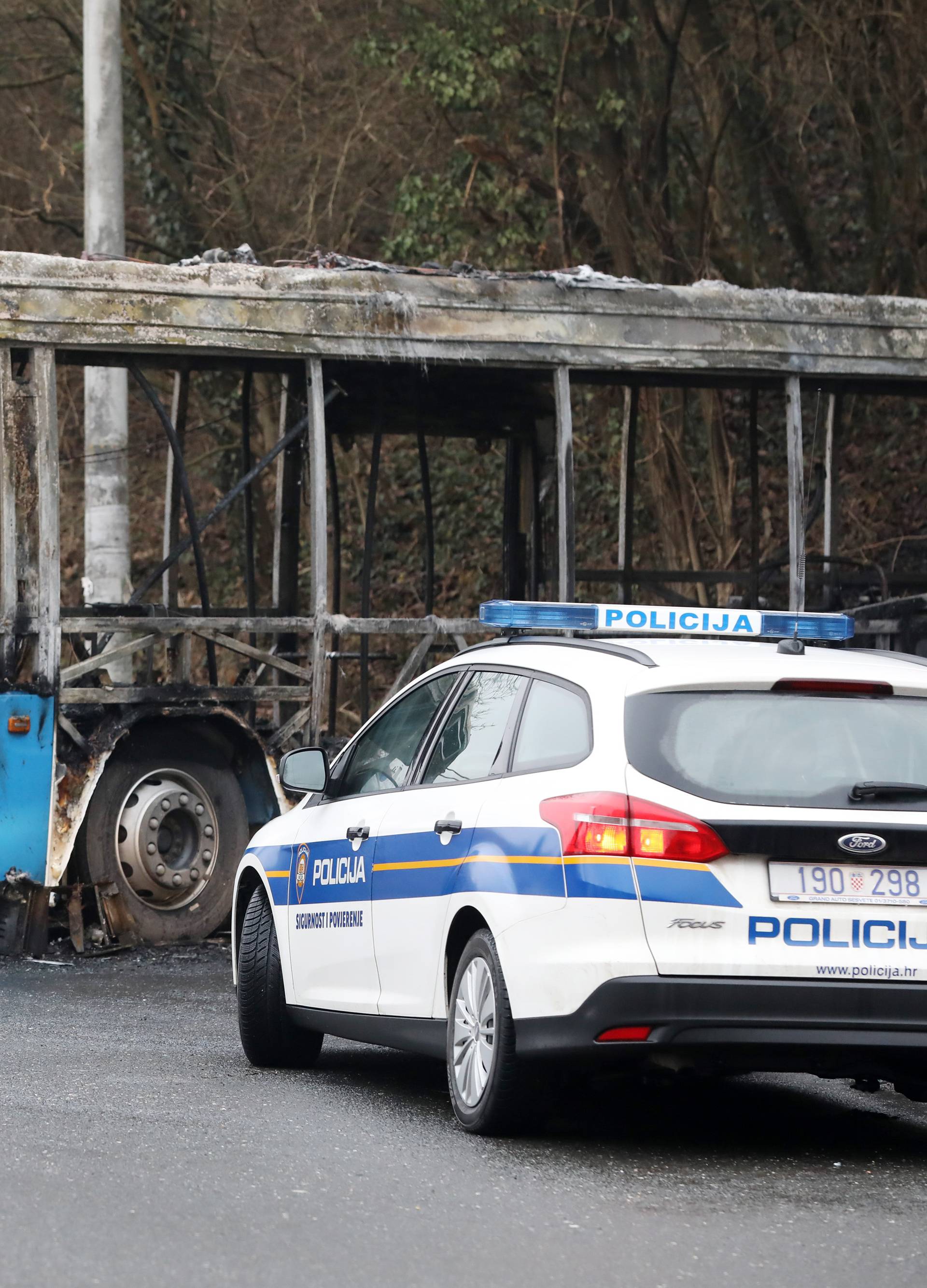 Zagreb: Na Å estinama izgorio autobus ZET-a