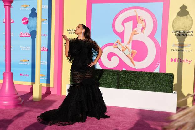 World premiere of the film "Barbie" in Los Angeles
