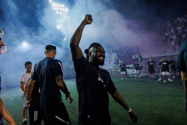 Split: Igrači Hajduka posjetili su Torciida kup