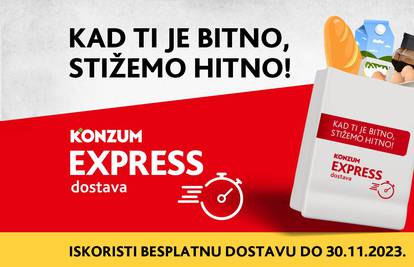 Osigurajte si brzu dostavu najpotrebnijih namirnica uz Konzum Express