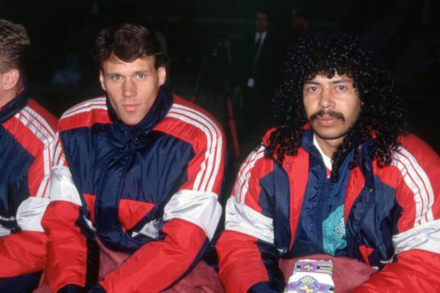 RECORD DATE NOT STATED MARCO VAN BASTEN, RENE HIGUITA, 1990-91, Primo piano, Head shot CALCIO 1990-91