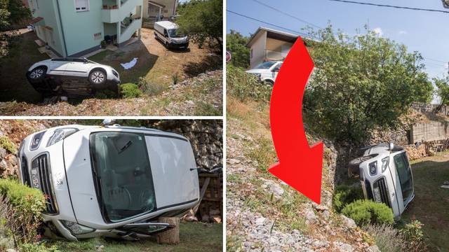 VIDEO Stravične scene iz Rijeke: Autom pao u dvorište i poginuo