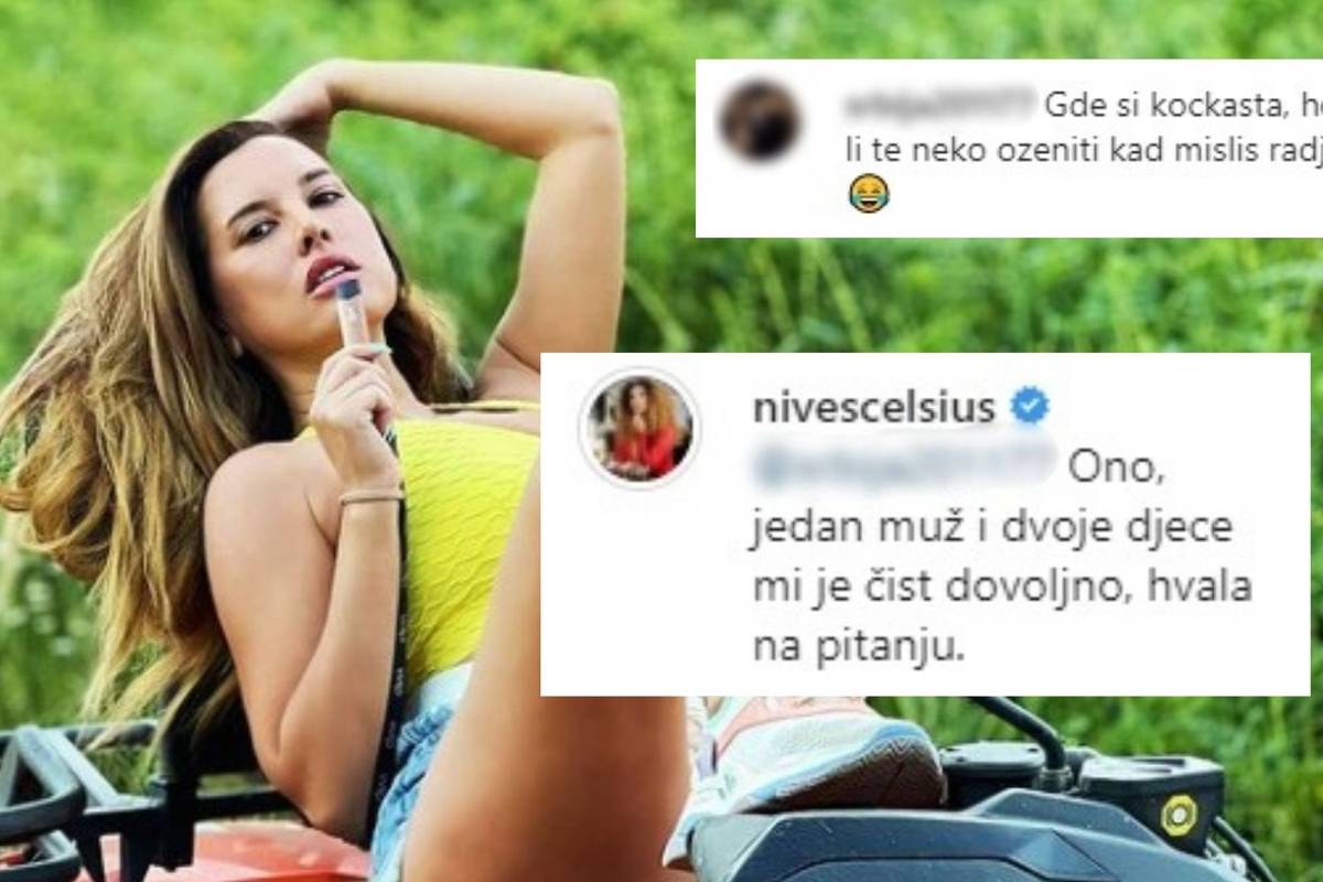 Celzijus odgovorila hejterima: 'Jedan muž i dvoje djece mi je čist dovoljno, hvala na pitanju'