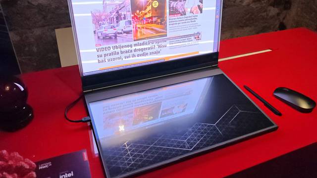 VIDEO Kao iz Zvjezdanih staza: Lenovo otkrio novi laptop, ima prozirni ekran. Isprobali smo ga