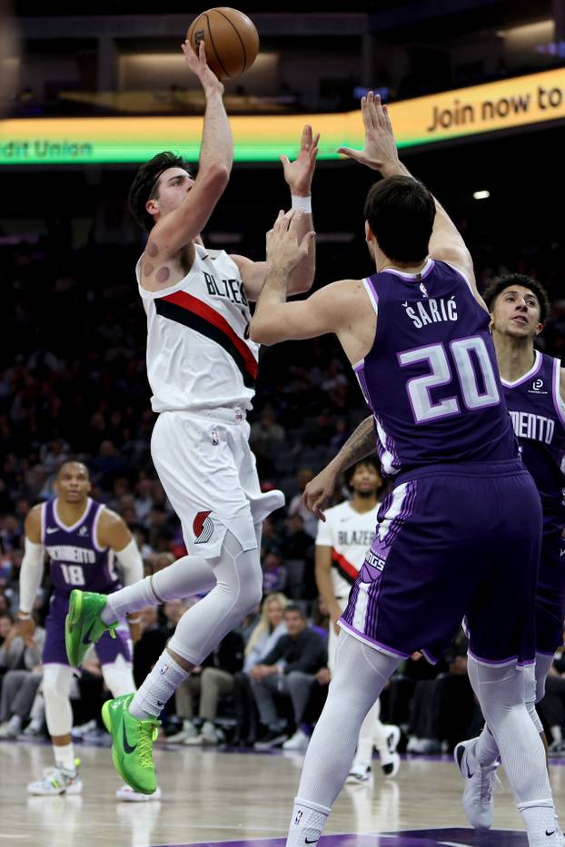 NBA: Portland Trail Blazers at Sacramento Kings