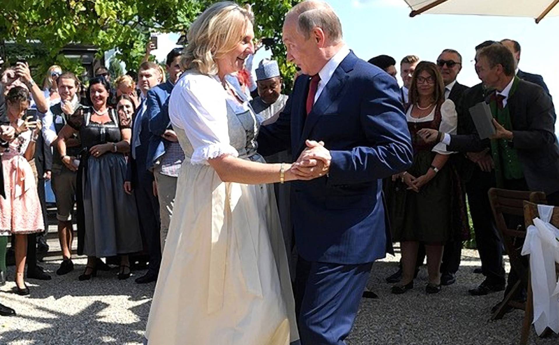 Russian President Putin Attends Wedding of Austrian Foreign Minister Karin Kneissl of the Far-Right Freedom Party