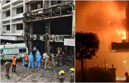 Jezivi prizori: U požaru covid bolnice poginulo 10 ljudi, bili su zarobljeni na gornjim katovima