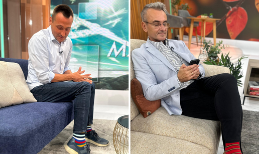 Dobro jutro ili dobro čarapice? Šimleša i Meštrović završili u modnom dvoboju u emisiji
