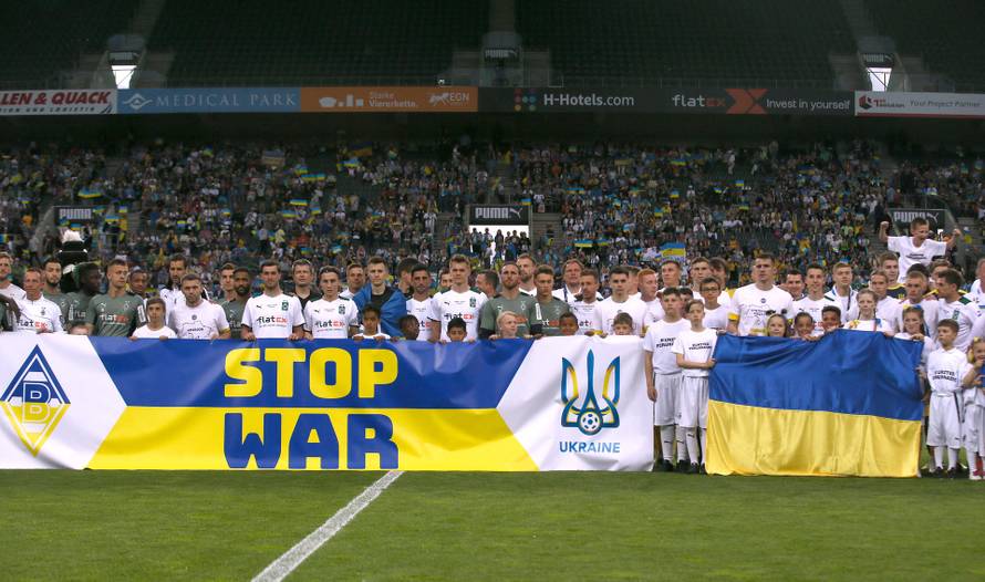 Friendly - A match for peace and the end of war in Ukraine - Borussia Moenchengladbach v Ukraine