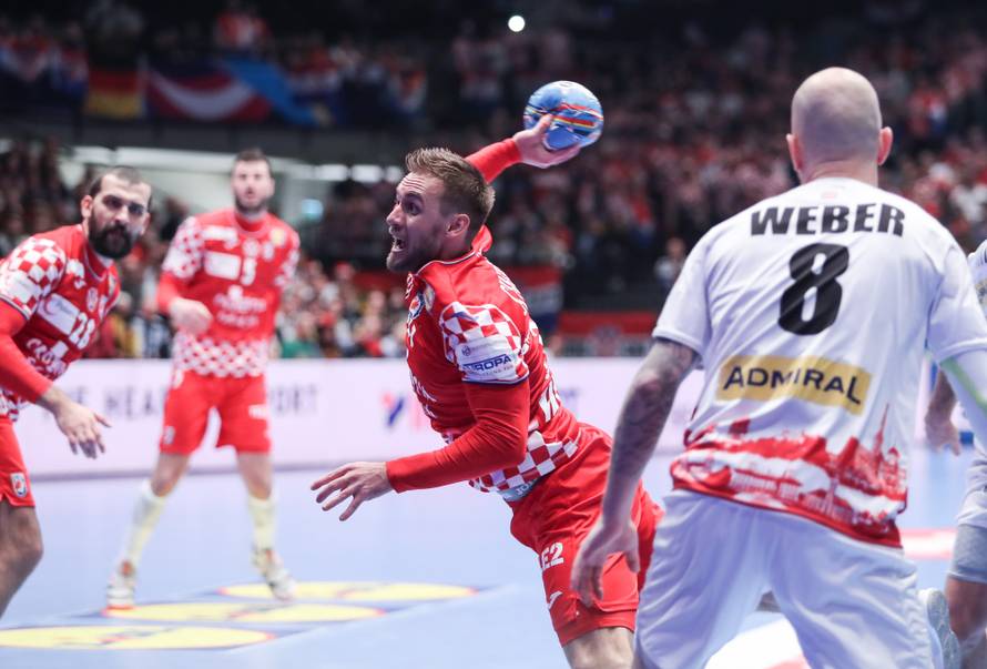 Hrvatska i Austrija susreli se u drugom krugu Europskog prvenstva u rukometu