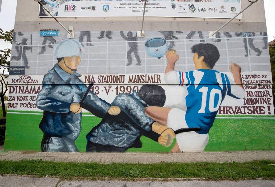 Zagreb: Murali i grafiti Bad Blue Boysa posvećeni Dinamu