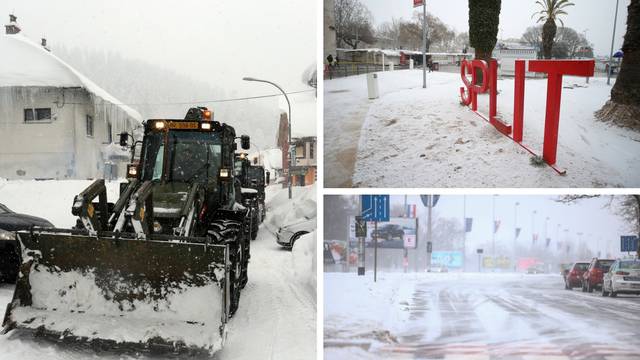 Stisnula zima: U Delnicama je minus 13, a u Splitu minus 5