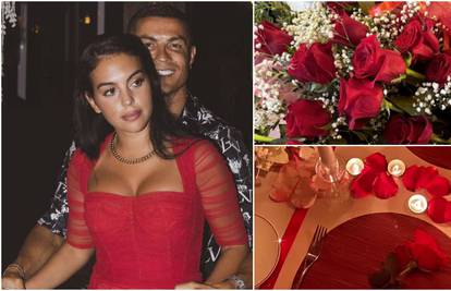 Romantični Ronaldo: Pripremio večeru i poklonio ruže Georgini