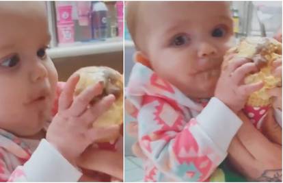 Ovo je hit: Beba prvi put jela sladoled pa izgubila kontrolu
