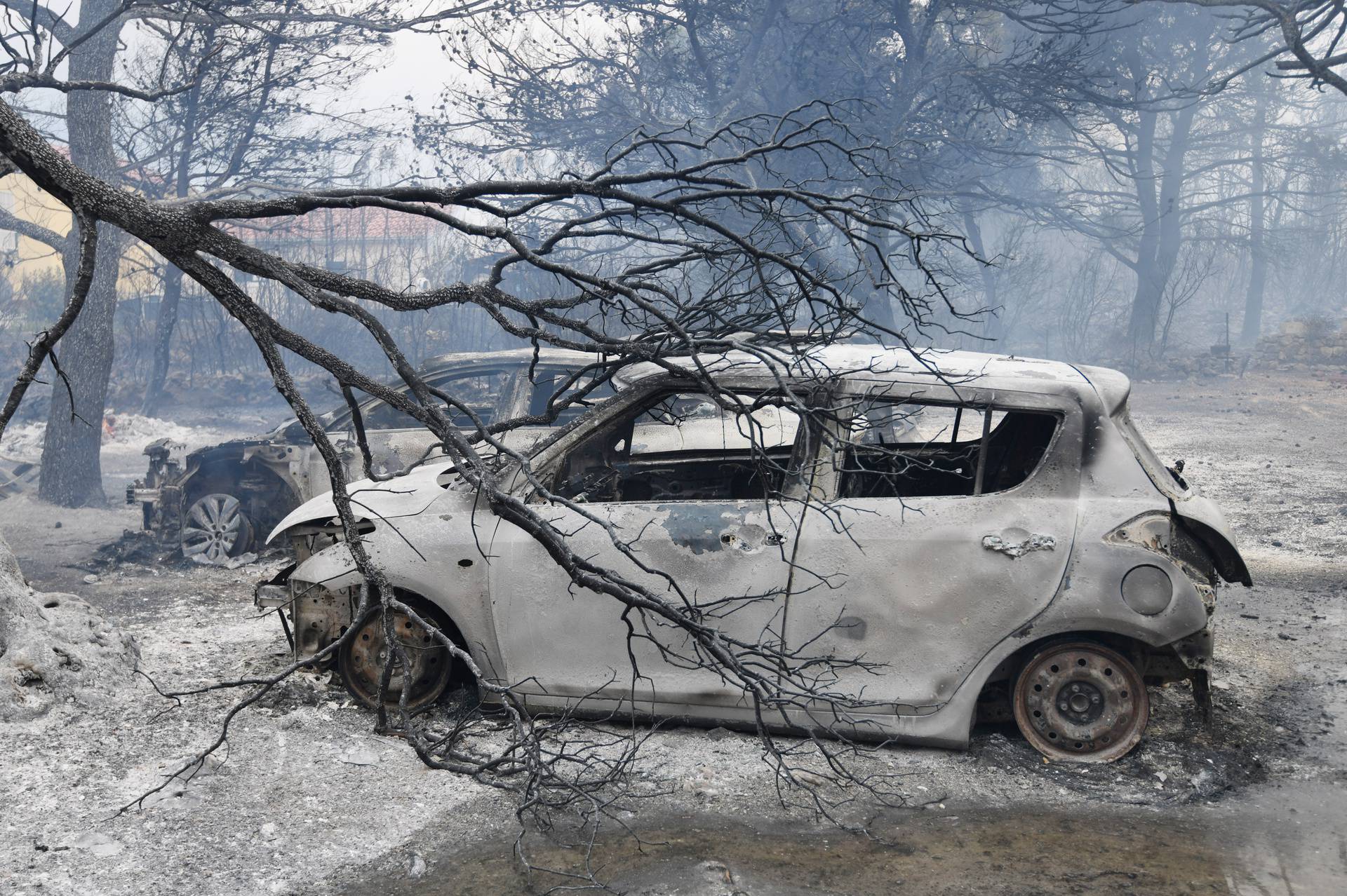 U požaru kod Grebaštice izgorili automobili