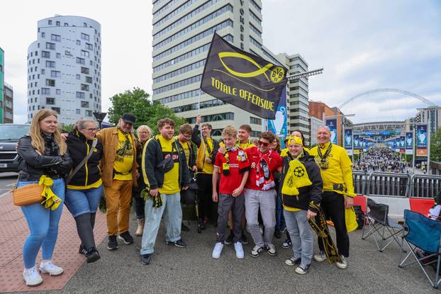 Atmosfera u Londonu uoči finala UEFA Lige prvaka između Real Madrida i Borussie Dortmund