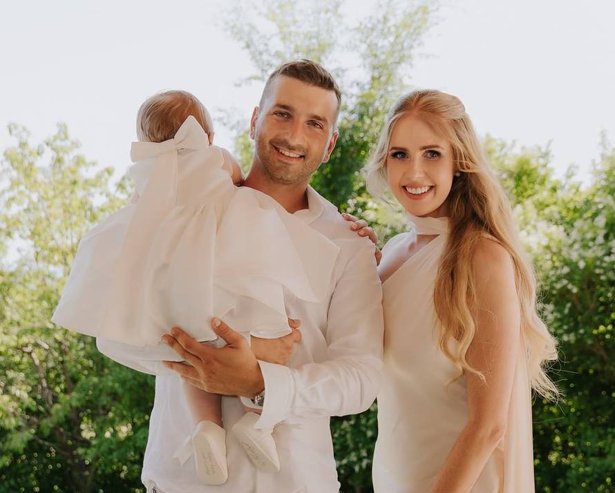 Dvostruko slavlje u obitelj Maje Lene Lopatny: Krstila je kćer i proslavila njen prvi rođendan