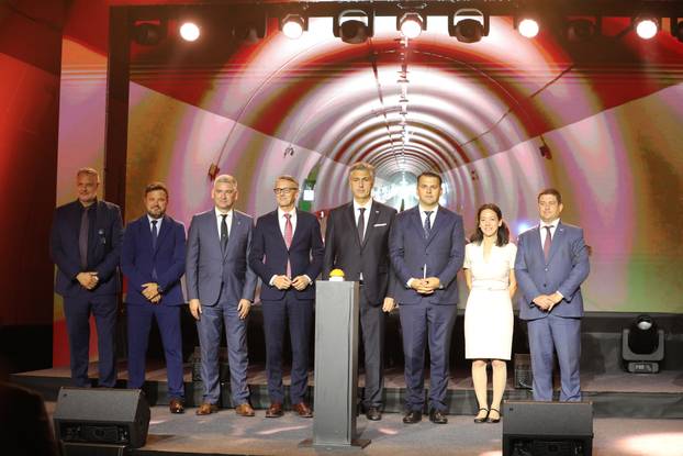 Rijeka: Premijer Andrej Plenković na svečanom puštanju u rad tunela Učka