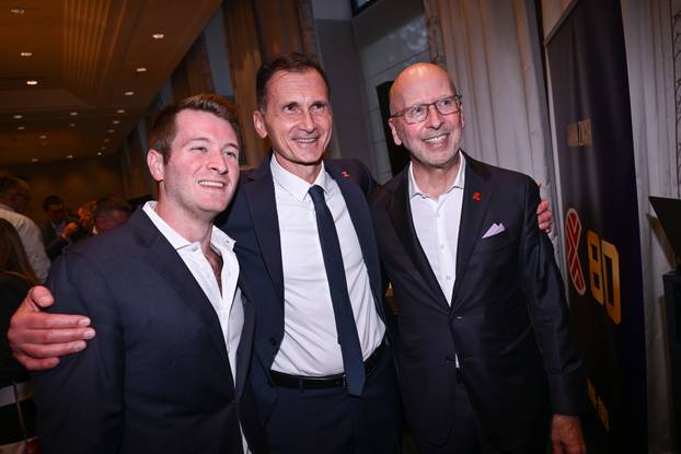 Zagreb: Proslava 80. rođendana Košarkaškog kluba Cibona u hotelu Esplanade